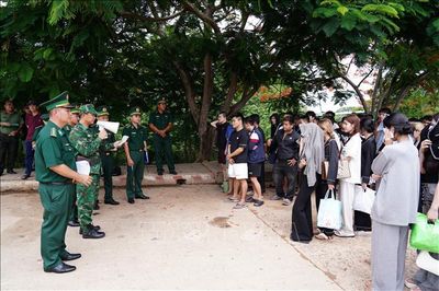 An Giang tiếp nhận 180 công dân qua cửa khẩu, bắt giữ 2 đối tượng truy nã