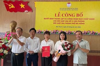 Hội Luật gia Đà Nẵng thành lập Chi hội Luật gia số 2