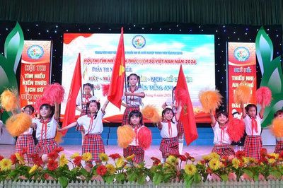 Hơn 250 đội viên, học sinh tham gia Hội thi Tìm hiểu kiến thức lịch sử Việt Nam