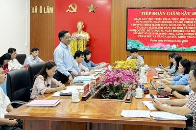 Ban Thường vụ Tỉnh ủy An Giang giám sát việc thực hiện Nghị quyết số 72-NQ/TW tại xã Ô Lâm