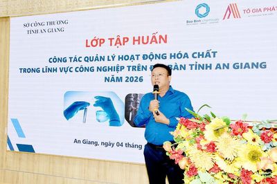 Tập huấn công tác quản lý hoạt động hóa chất trong lĩnh vực công nghiệp trên địa bàn tỉnh An Giang