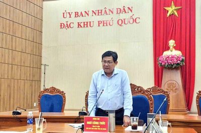 Phó Chủ tịch UBND tỉnh An Giang Ngô Công Thức kiểm tra tiến độ thực hiện các công trình phục vụ Hội nghị cấp cao APEC 2027