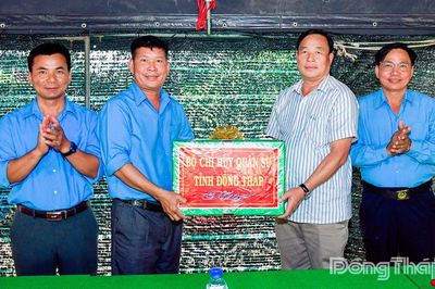 Đồng Tháp: Thăm, động viên cán bộ, chiến sĩ Đội K91 đang thực hiện nhiệm vụ tại Campuchia