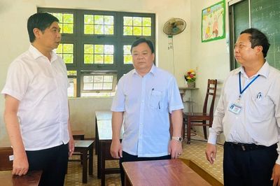 Phó Chủ tịch UBND tỉnh Lâm Hải Giang kiểm tra công tác chuẩn bị kỳ thi tốt nghiệp THPT năm 2026