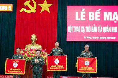 Bộ Chỉ huy quân sự tỉnh Gia Lai xếp thứ 3 toàn đoàn Hội thao xạ thủ bắn tỉa quân khu 5