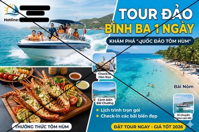 Không được tổ chức các hoạt động du lịch tại khu vực Mũi Hời, đảo Bình Ba, Hòn Chút