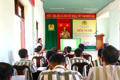Hướng nghiệp để mở lối hoàn lương cho phạm nhân