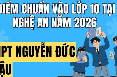 Điểm chuẩn vào 10 trường THPT Nguyễn Đức Mậu tại Nghệ An 2026