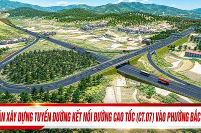 Xây dựng tuyến đường kết nối cao tốc CT.07 vào phường Bắc Kạn