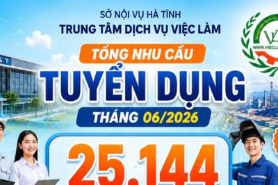 Hà Tĩnh: Hơn 25.000 cơ hội việc làm trong tháng 6/2026 đang chờ người lao động