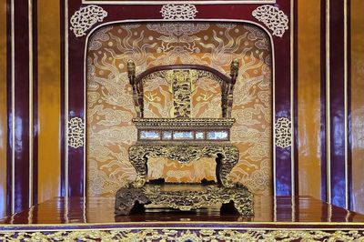Bảo vật quốc gia 'Ngai vua triều Nguyễn' trở lại điện Thái Hòa