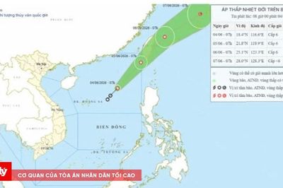 Áp thấp nhiệt đới đầu tiên xuất hiện trên Biển Đông