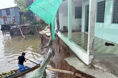 Sạt lở bờ sông ở TP Cần Thơ: Vẫn chỉ ứng phó tạm bợ