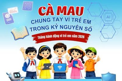 Cà Mau chung tay vì trẻ em trong kỷ nguyên số