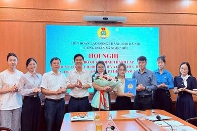 Xã Ngọc Hồi: Thêm một tổ chức Công đoàn cơ sở được thành lập trong doanh nghiệp