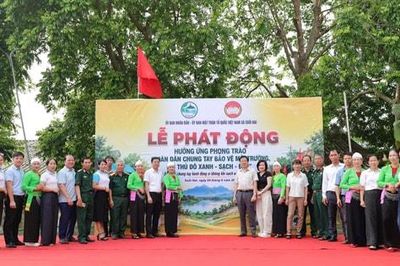 Xã Suối Hai phát động phong trào vì Thủ đô xanh - sạch - đẹp