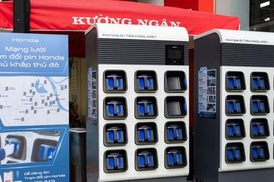 Trạm sạc và tủ đổi pin cho xe điện Honda đi vào hoạt động tại Thủ đô Hà Nội