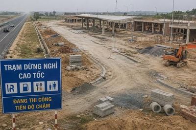 4/5 trạm dừng nghỉ cao tốc do một liên danh đầu tư đang chậm tiến độ
