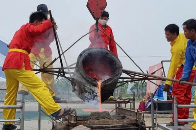 Vì một miền quê đáng sống: Sức sống bền bỉ nghề đúc đồng Trà Đông
