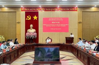Đoàn kiểm tra, giám sát số 18 của Bộ Chính trị, Ban Bí thư làm việc tại Ninh Bình
