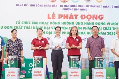 Phường Hòa Hưng kêu gọi người dân bảo vệ môi trường bằng những hành động thiết thực