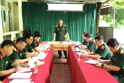 Bộ CHQS tỉnh Tuyên Quang kiểm tra kết quả thực hiện chiến dịch tìm kiếm, quy tập, xác định danh tính hài cốt liệt sĩ