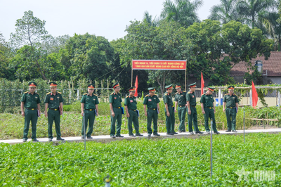 Sư đoàn 308 (Quân đoàn 12) thi tăng gia sản xuất giỏi