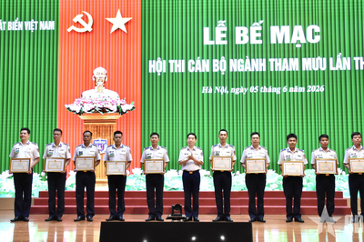Cán bộ ngành Tham mưu Cảnh sát biển Việt Nam có trình độ năng lực khá, giỏi