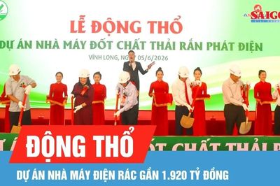 Động thổ dự án nhà máy điện rác gần 1.920 tỷ đồng ở Vĩnh Long