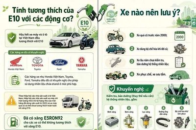 Đây là những rủi ro chủ ôtô cũ dễ gặp nhất khi chạy xăng E10