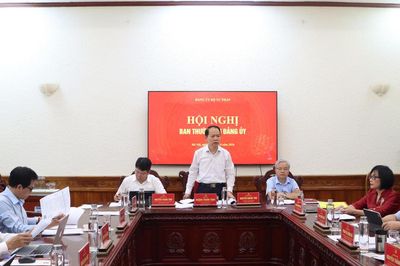 Hội nghị Ban thường vụ Đảng ủy Bộ Tư pháp tháng 06/2026