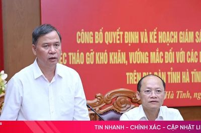 UBKT Trung ương công bố quyết định, kế hoạch giám sát thường xuyên tại Hà Tĩnh