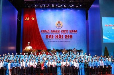 Bế mạc Đại hội XIV Công đoàn: Khí thế mới, kỳ vọng mới cho giai cấp công nhân