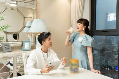 'Táo' Vân Dung khoe căn hộ sang trọng, ngập tràn ánh sáng