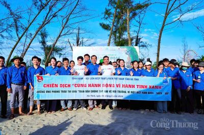 Tuổi trẻ Hà Tĩnh ra quân 'Cùng hành động vì hành tinh xanh'