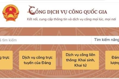 Cổng Dịch vụ công quốc gia vận hành trên nguyên tắc nào?