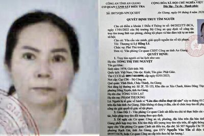 Công an An Giang truy tìm người phụ nữ bị tố lừa đảo chiếm đoạt 1,8 tỷ đồng
