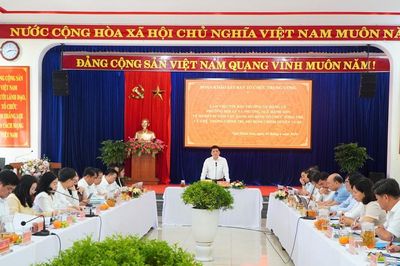 Đoàn khảo sát Ban Tổ chức Trung ương làm việc với phường Ngũ Hành Sơn và Hội An:Nhiều kiến nghị về tổ chức bộ máy, cán bộ ở cơ sở