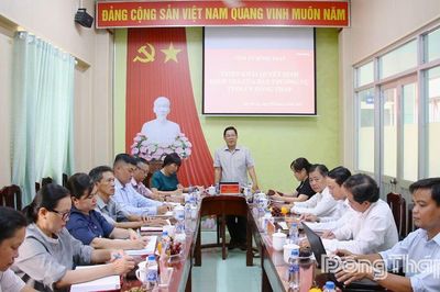Kiểm tra việc thực hiện Nghị quyết 57 tại phường Mỹ Phong