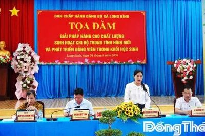 Xã Long Bình: Đổi mới sinh hoạt chi bộ, khơi thông nguồn lực cơ sở