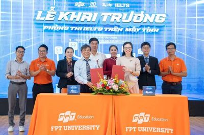 Trường Đại học FPT cơ sở Quy Nhơn khai trương phòng thi IELTS trên máy tính