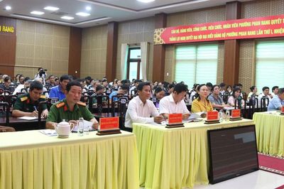 Triển khai lấy ý kiến về Đề án thành lập, sắp xếp, tổ chức lại các tổ dân phố trên địa bàn phường Phan Rang