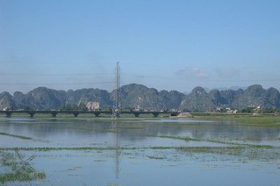Ninh Bình hạn chế giao thông đường thủy nội địa trên sông Bôi từ ngày 6/6 để khoan thăm dò địa chất cầu Đế