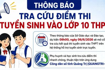 Ngày 6/6, mở cổng tra cứu điểm thi tuyển sinh lớp 10 THPT năm 2026
