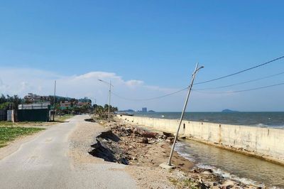 Thanh Hóa: Đẩy tiến độ hoàn thành khắc phục bờ kè biển Hải Tiến trước mùa mưa bão