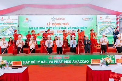 Tập đoàn AMACCAO khởi công dự án nhà máy điện rác tại Hà Nội và Vĩnh Long