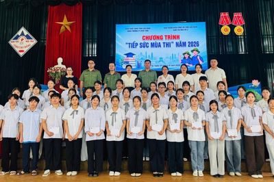 Cụm thi đua số 3 - Ban Thanh niên Công an tỉnh tổ chức chương trình 'Tiếp sức mùa thi' năm 2026