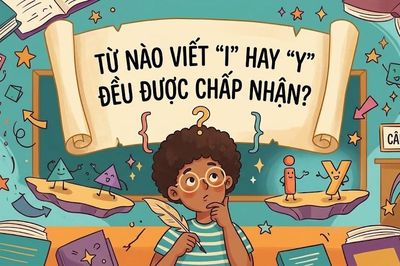 Từ nào viết 'i' hay 'y' đều được chấp nhận?