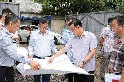 Lãnh đạo xã Hoài Đức kiểm tra công tác GPMB tại một số dự án trọng điểm