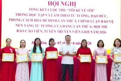 Xã Hát Môn tổng kết 3 cuộc thi, lan tỏa mạnh mẽ công tác xây dựng Đảng